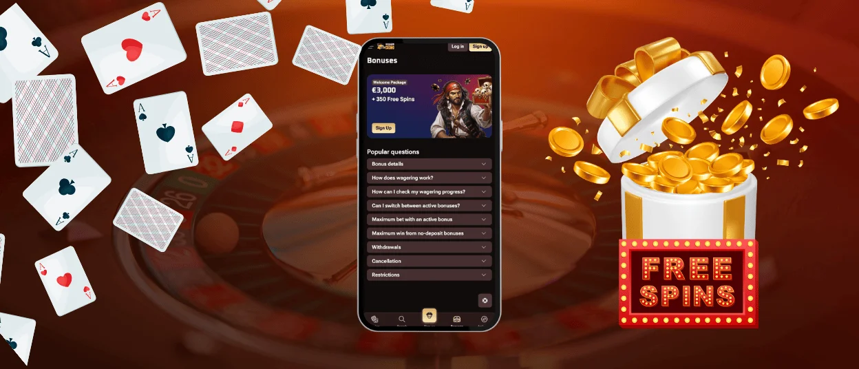 Tesorcasino bonus page
