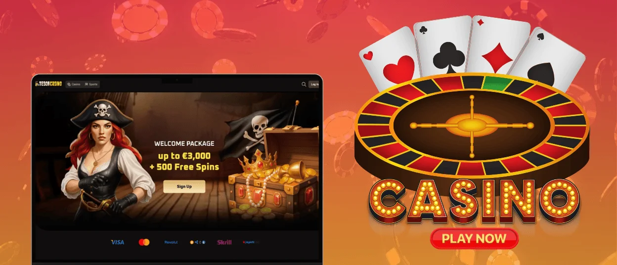 Tesorcasino main page